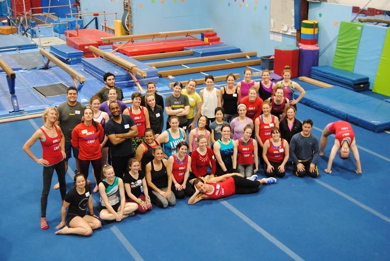 2018 winter adult gymnastics camp