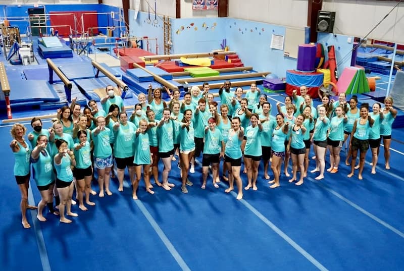 2022 adult gymnastics camp group