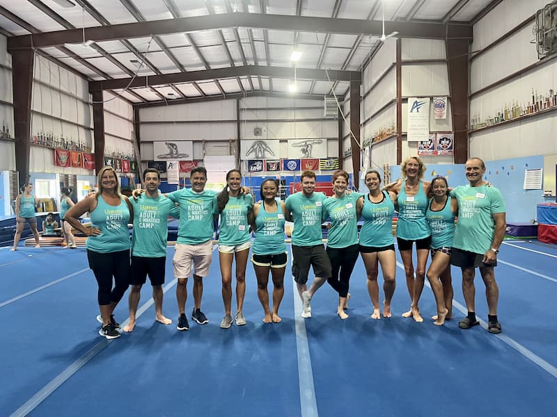2022 adult gymnastics camp staff