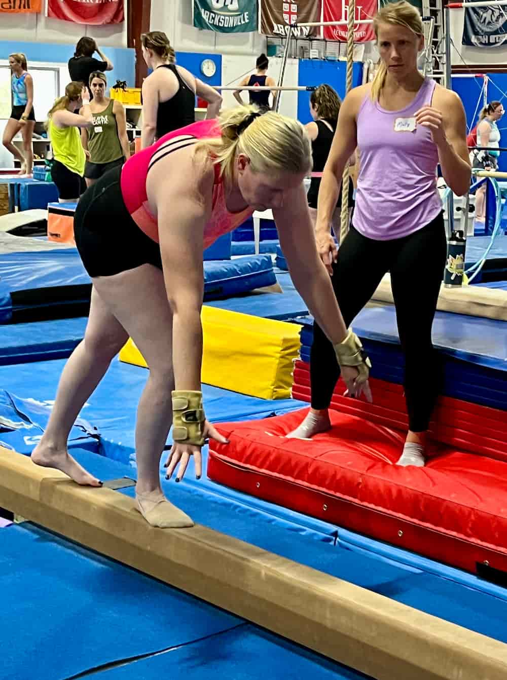 2024 The Original Adult Gymnastics Camp beam