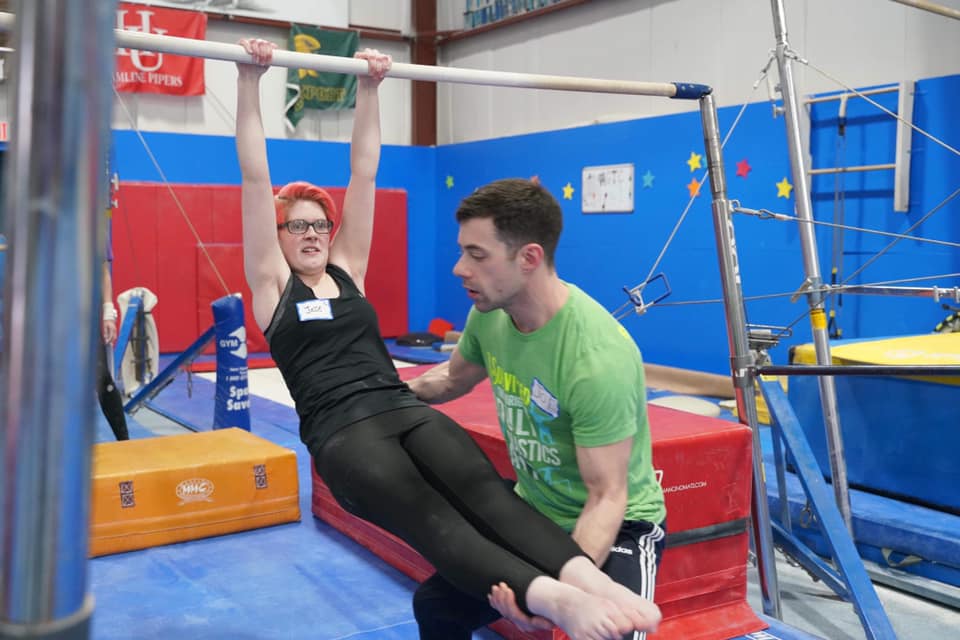 The original adult gymnastics camp happens twice per year. original adult gymnastics camp