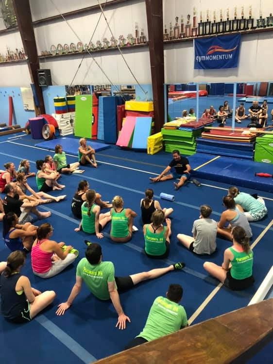 Our adult gymnastics camp clinicians are world class, including Tony Retrosi. adult gymnastics camp tony retrosi