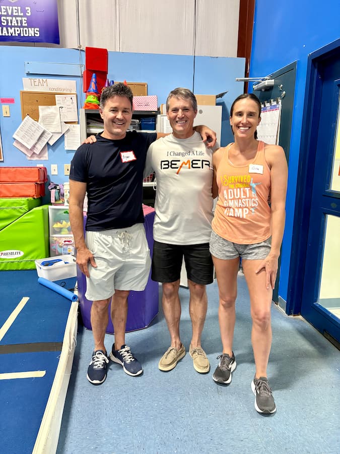 dave burchuk bemer group at the original adult gymnastics camp