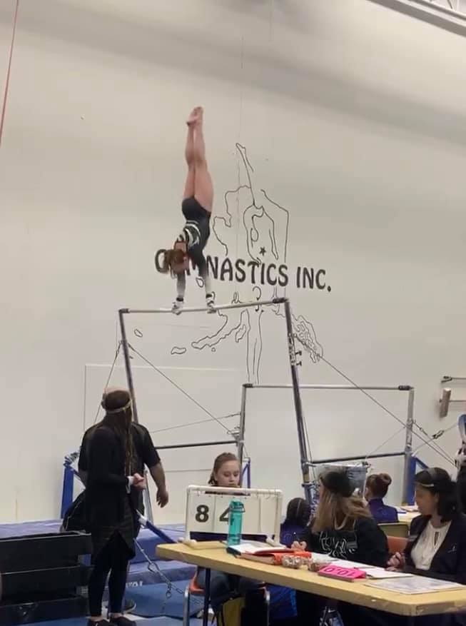 Learn how to improve the difficulty level of your uneven bars training as an adult gymnast. uneven bars adult gymnastics