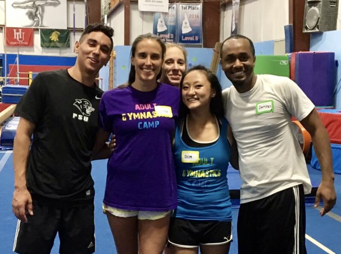 adult gymnastics camp squad