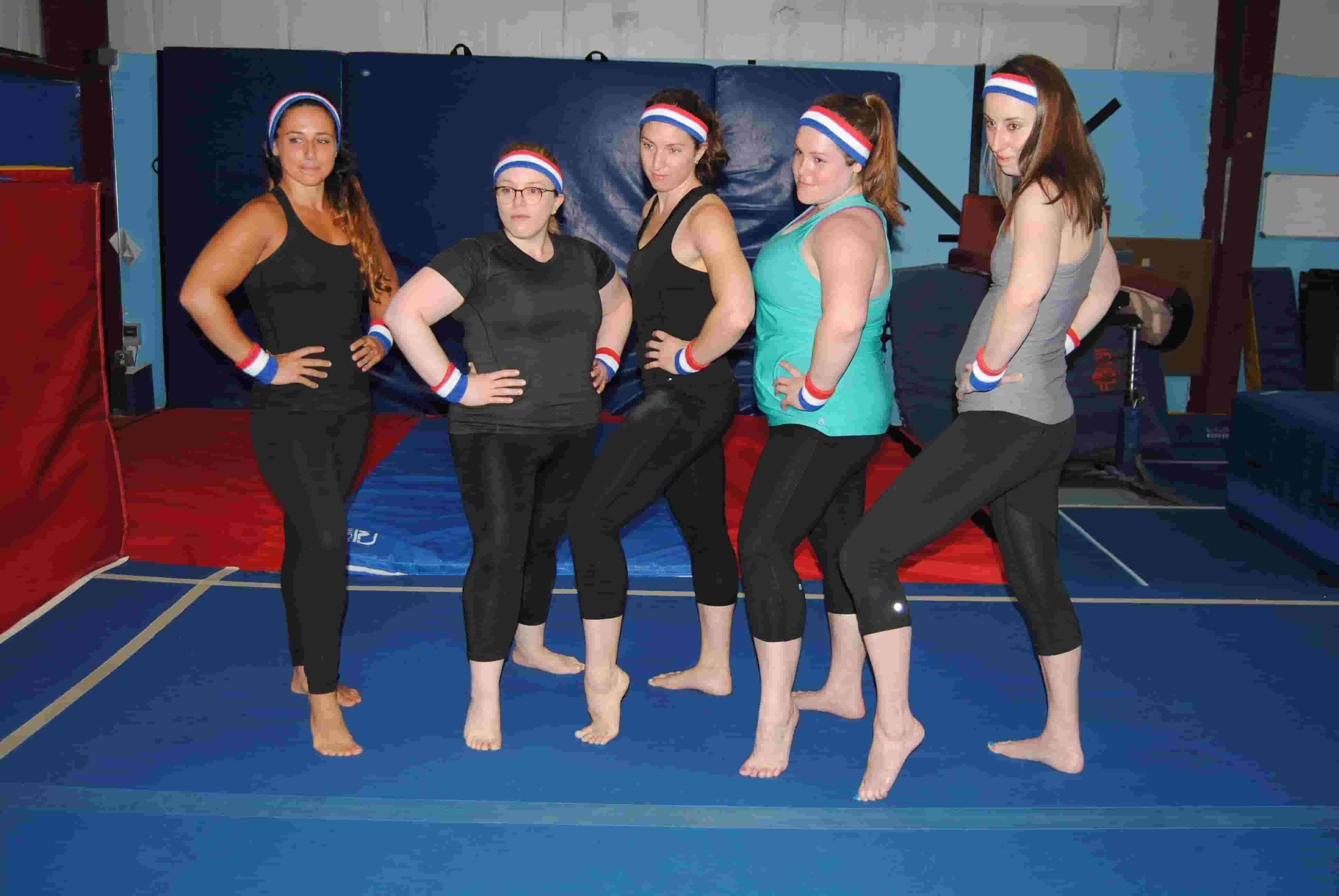 Our adult gymnastics camp can serve as a fun group retreat for your team. adult gymnastics camp retreat
