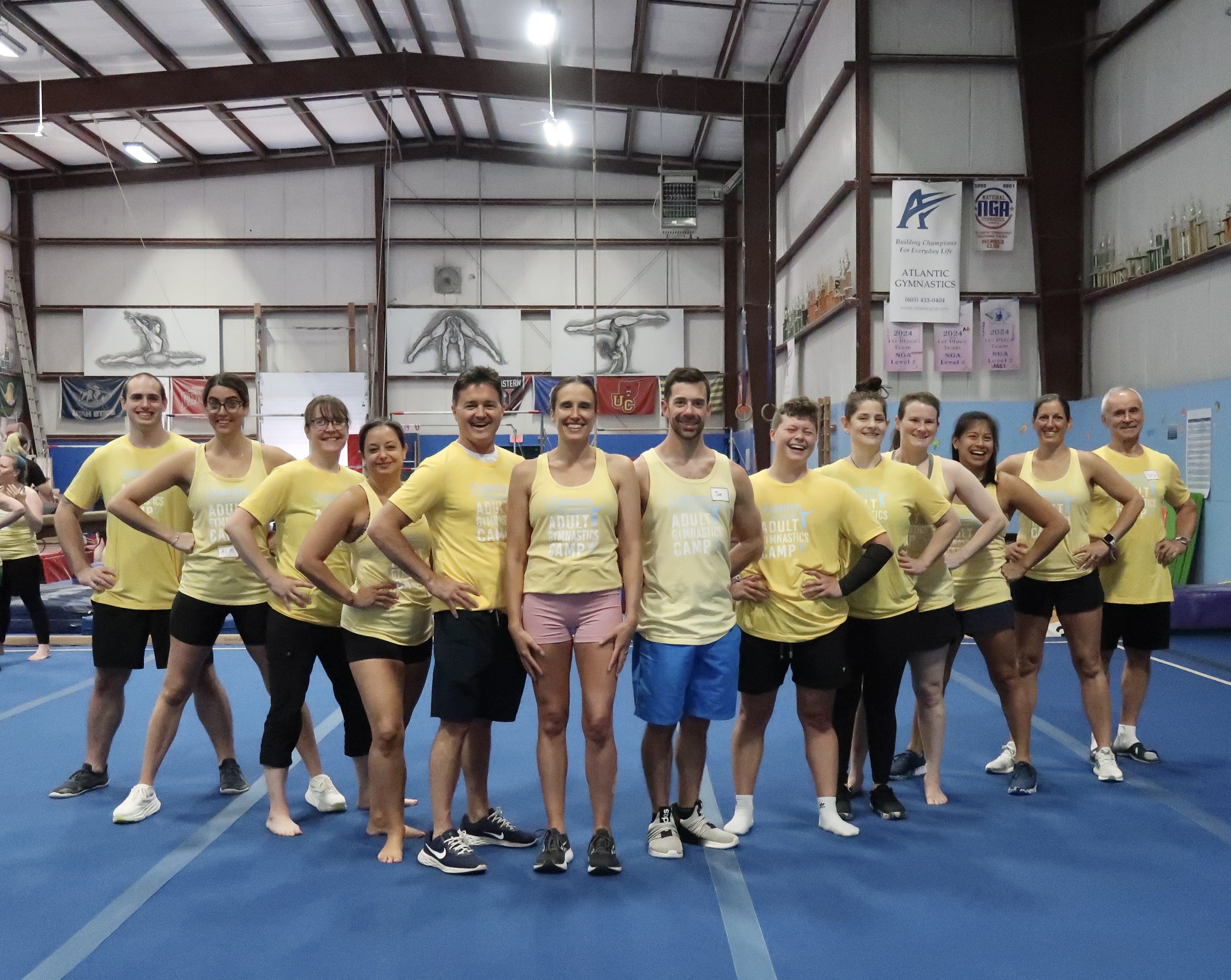 staff 2025 adult gymnastics camp