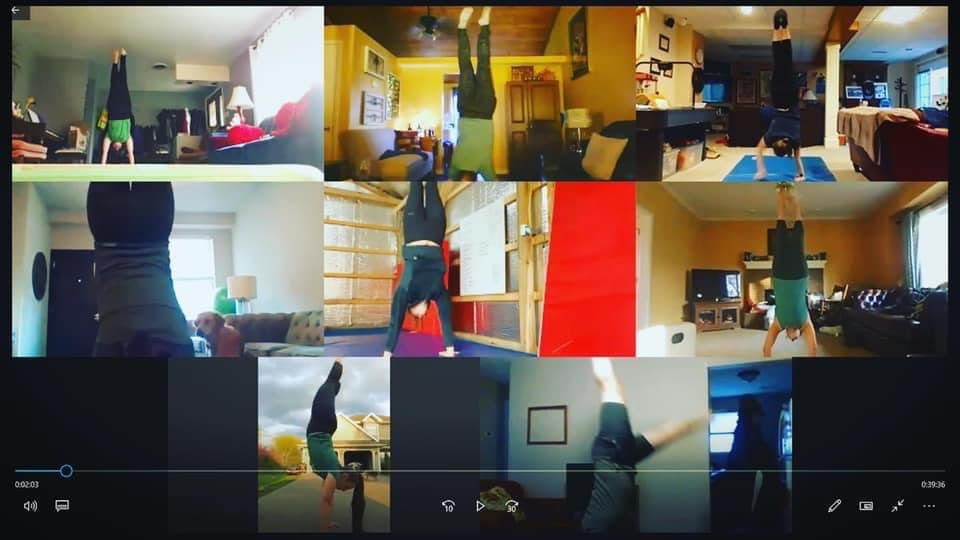 learning gymnastics on your own